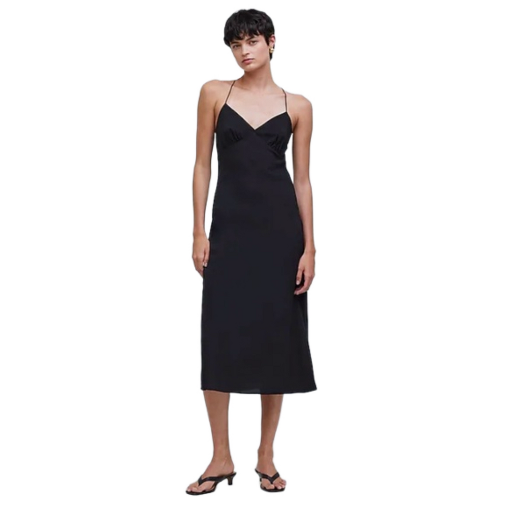 Madewell Black Midi Dress